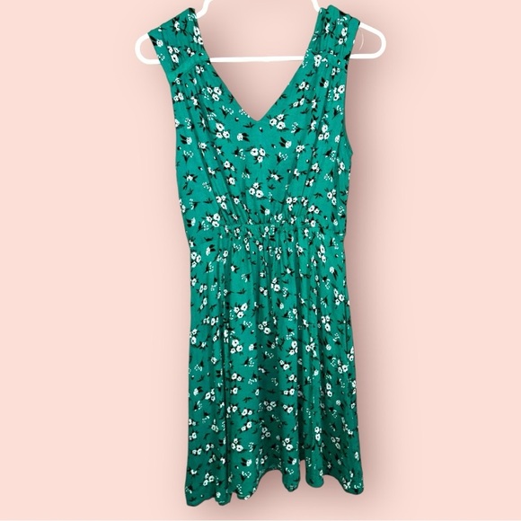 Rachel Zoe Floral Sleeveless Dress Size 6‎ Green - Picture 3 of 5